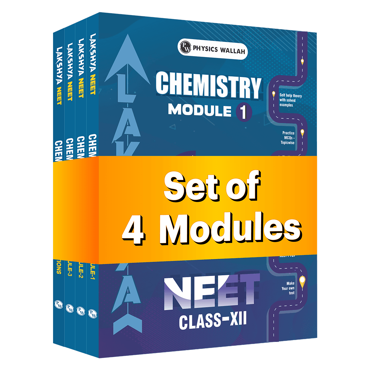 PW Lakshya For NEET Class 12 Chemistry Modules with Solutions Combo Set of 4 Books (2026 Edition)