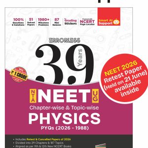 Disha Errorless 39 Years NTA NEET (UG) Chapter-wise & Topic-wise Physics NEET PYQ Book (2026 - 1988) 21st Edn | NEET Previous Year Solved Papers for 2027 Exam with 2026 Cancelled & Retest Paper