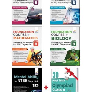 Class 8 Foundation Course in Physics, Chemistry, Mathematics, Biology with Case Study Approach & Mental Ability for JEE/ NEET/ Olympiad - 5th Edition
