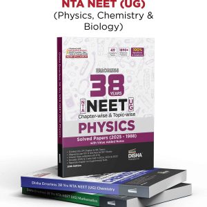 Disha Errorless 38 Years NTA NEET (UG) Chapter-wise & Topic-wise Physics, Chemistry & Biology PYQ (2025 - 1988) Books 20th Edition | Solved Papers | New NCERT Syllabus | Errorless Physics NEET 2026